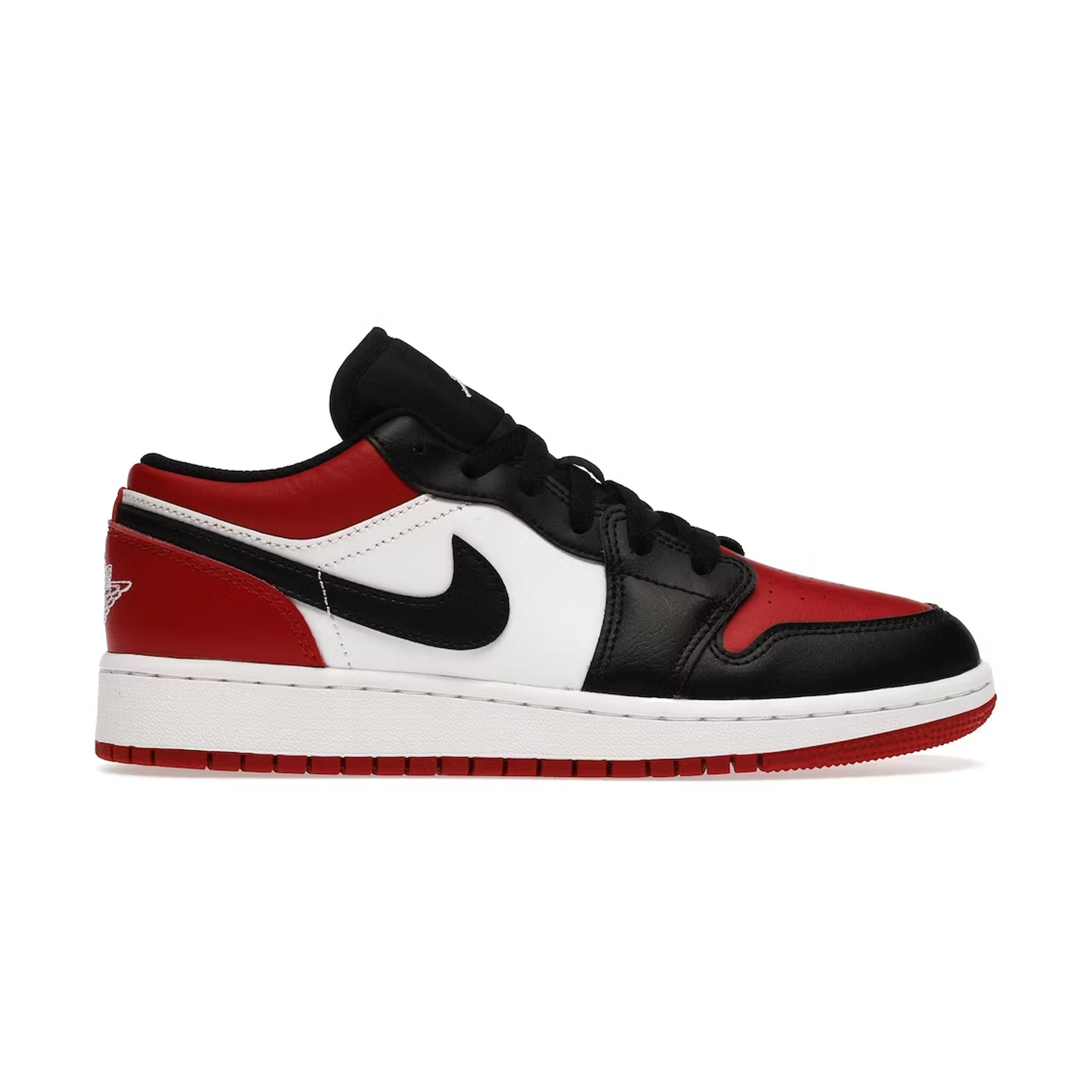 Image of Air Jordan 1 Low Bred Toe (GS)